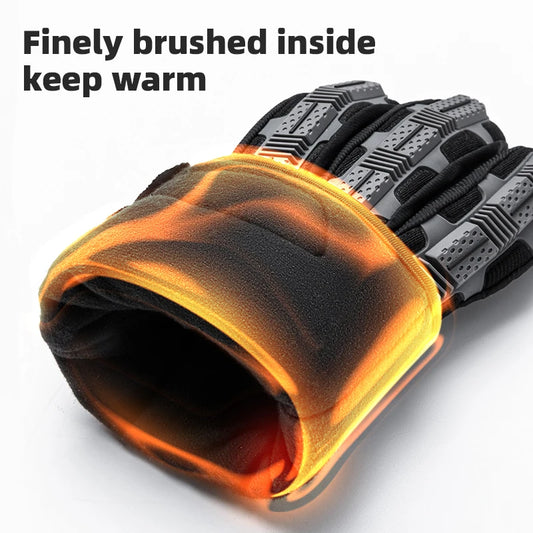 ROCKBROS Cycling Gloves, Thickened Pad Shockproof, Breathable