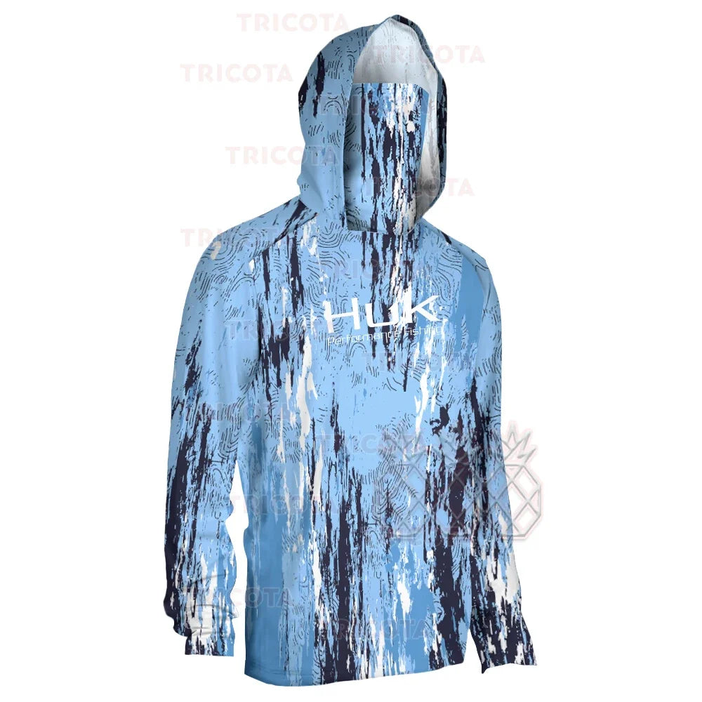 Summer Long Sleeve Breathable Fishing Shirt Anti-UV