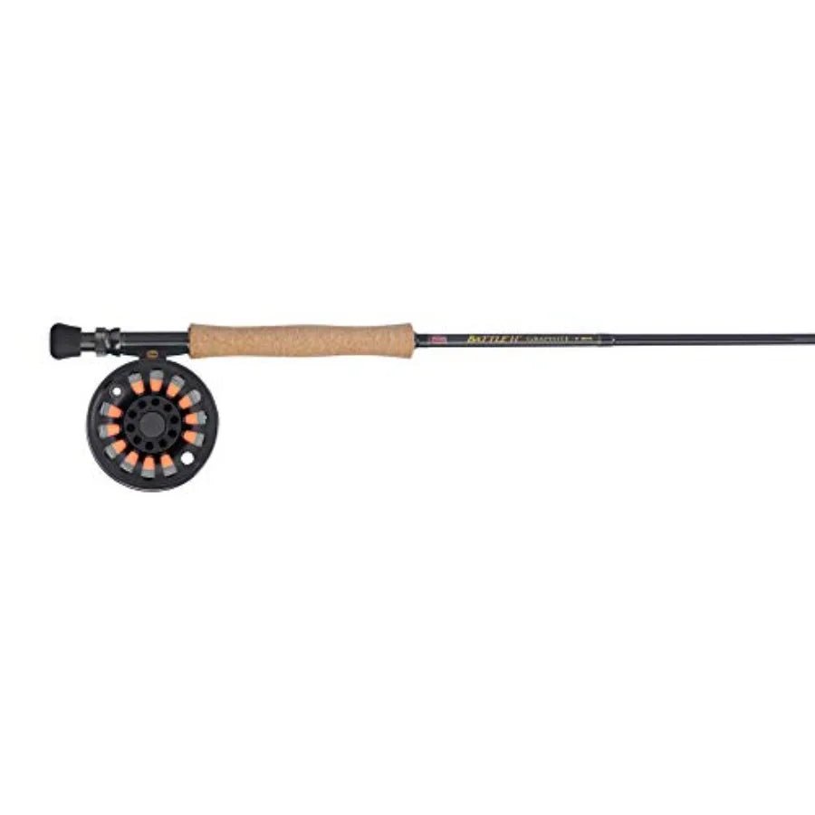 Outfit Reel and Fishing Rod Combo for Precision Fly Fishing in Rivers and Streams Lightweight Design