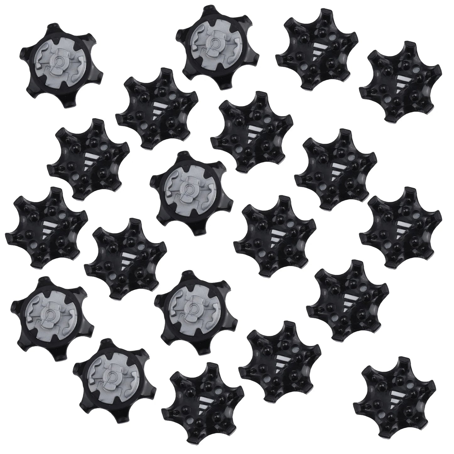 20Pcs Plastic Golf Spikes, Pins Cleat Fast Twist For Adida Champ 2.5x1.2cm Golf Shoes
