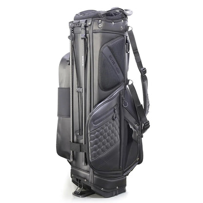 HELIX Lightweight 14 Way Full Length Dividers, PU Leather Golf Stand Bag for Men, Easy to Clean