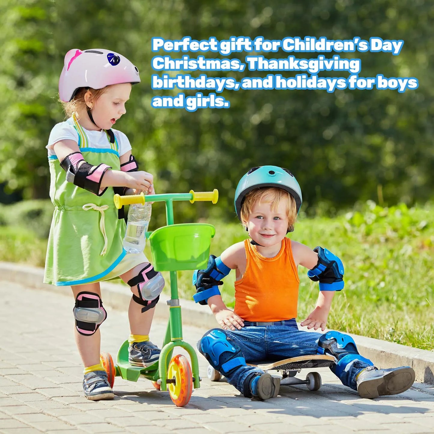 Toddler Kids Bike Helmet, 3D Children Bicycle Helmet for Boys and Girls, Adjustable Age 3-10