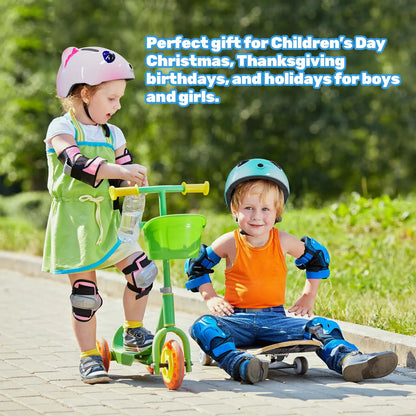 Toddler Kids Bike Helmet, 3D Children Bicycle Helmet for Boys and Girls, Adjustable Age 3-10