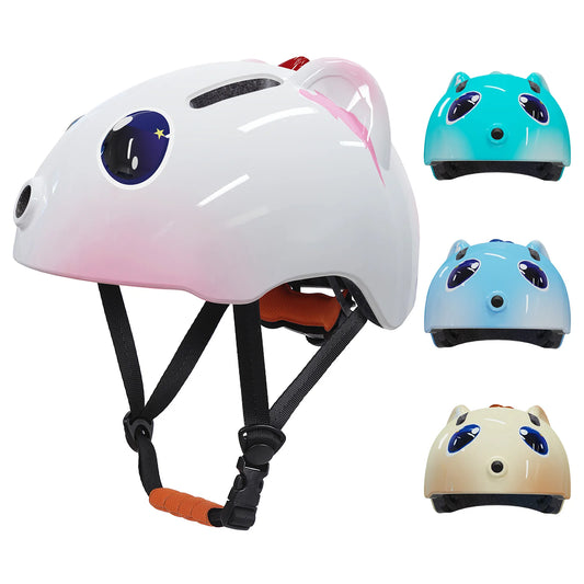 Toddler Kids Bike Helmet, 3D Children Bicycle Helmet for Boys and Girls, Adjustable Age 3-10