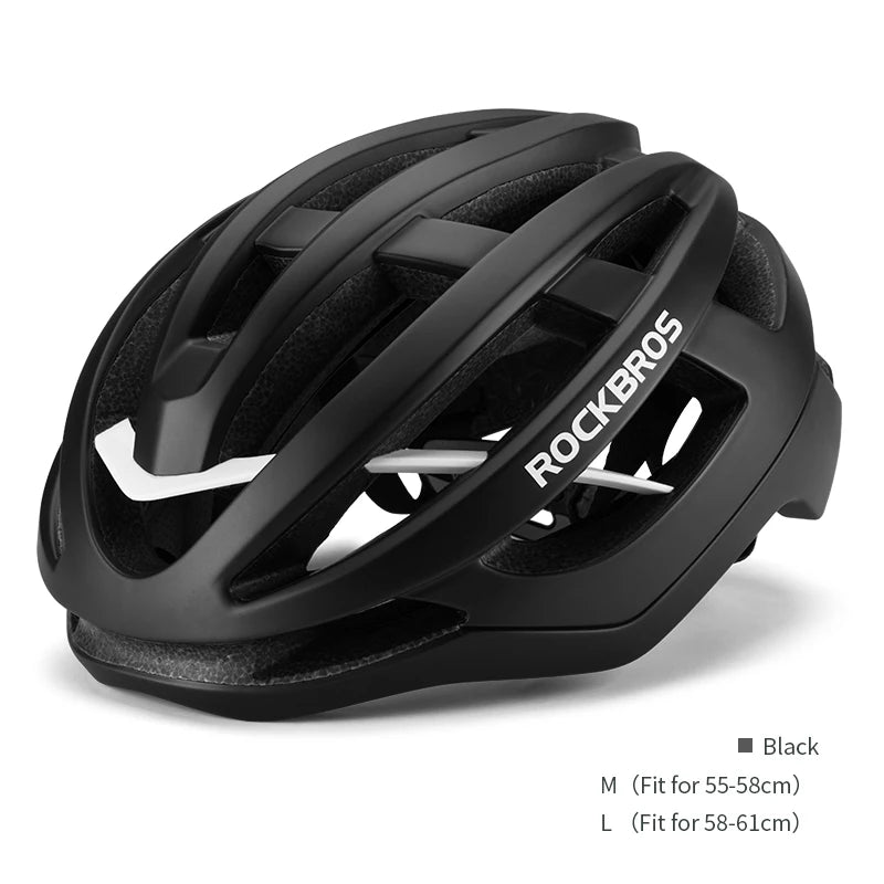 ROCKBROS Bike Helmet, MTB Road Cycling Helmets Integrally-molded Men/Women Breathable Ventilation