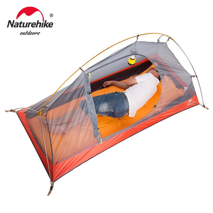 Naturehike Cycling Tent 20D Single Person Ultralight Outdoor Camping, Climbing Waterproof Tents