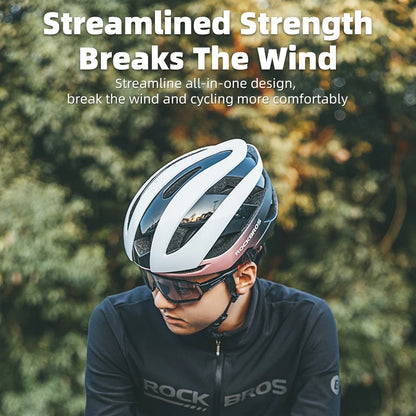 ROCKBROS Bicycle Helmet, Cycling Ultralight Road Bike Helmet