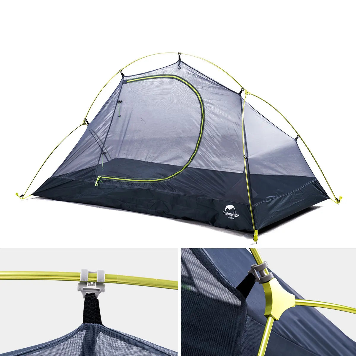 Naturehike Cycling Tent 20D Single Person Ultralight Outdoor Camping, Climbing Waterproof Tents