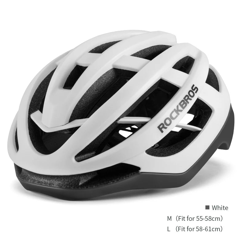 ROCKBROS Bike Helmet, MTB Road Cycling Helmets Integrally-molded Men/Women Breathable Ventilation