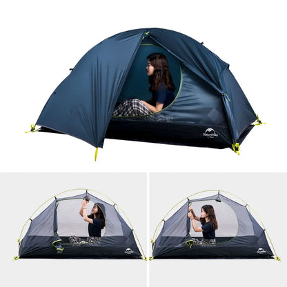 Naturehike Cycling Tent 20D Single Person Ultralight Outdoor Camping, Climbing Waterproof Tents