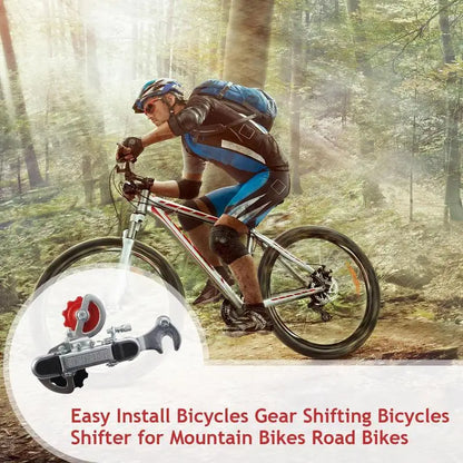 7 Speed Derailleur Galvanized Iron Bikes Gear Shifter, Hanger Mount Derailleur