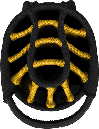 Hybrid Golf Bag with Caddie Carry System for Team Effort, Lightweight and Durable