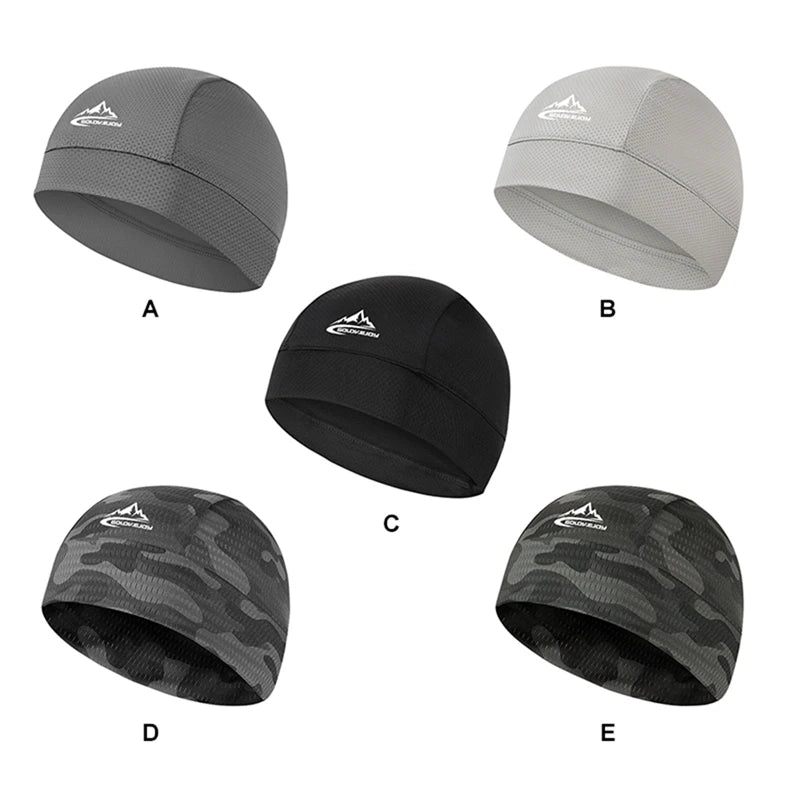 Cycling Caps Quick Dry Anti-UV Sports Cooling Skull Cap, Helmet Liner