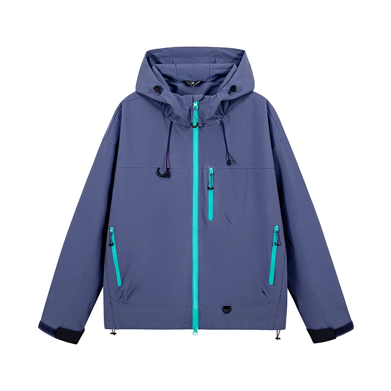 Unisex Hiking Jacket, Waterproof Autumn Windbreaker