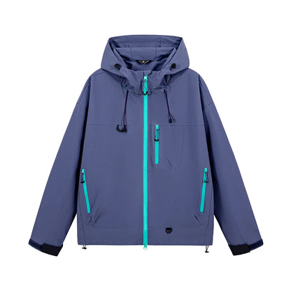 Unisex Hiking Jacket, Waterproof Autumn Windbreaker