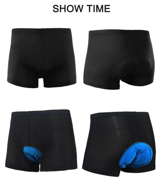 3D GEL Men’s/Women’s Padded Cycling Underwear Shorts