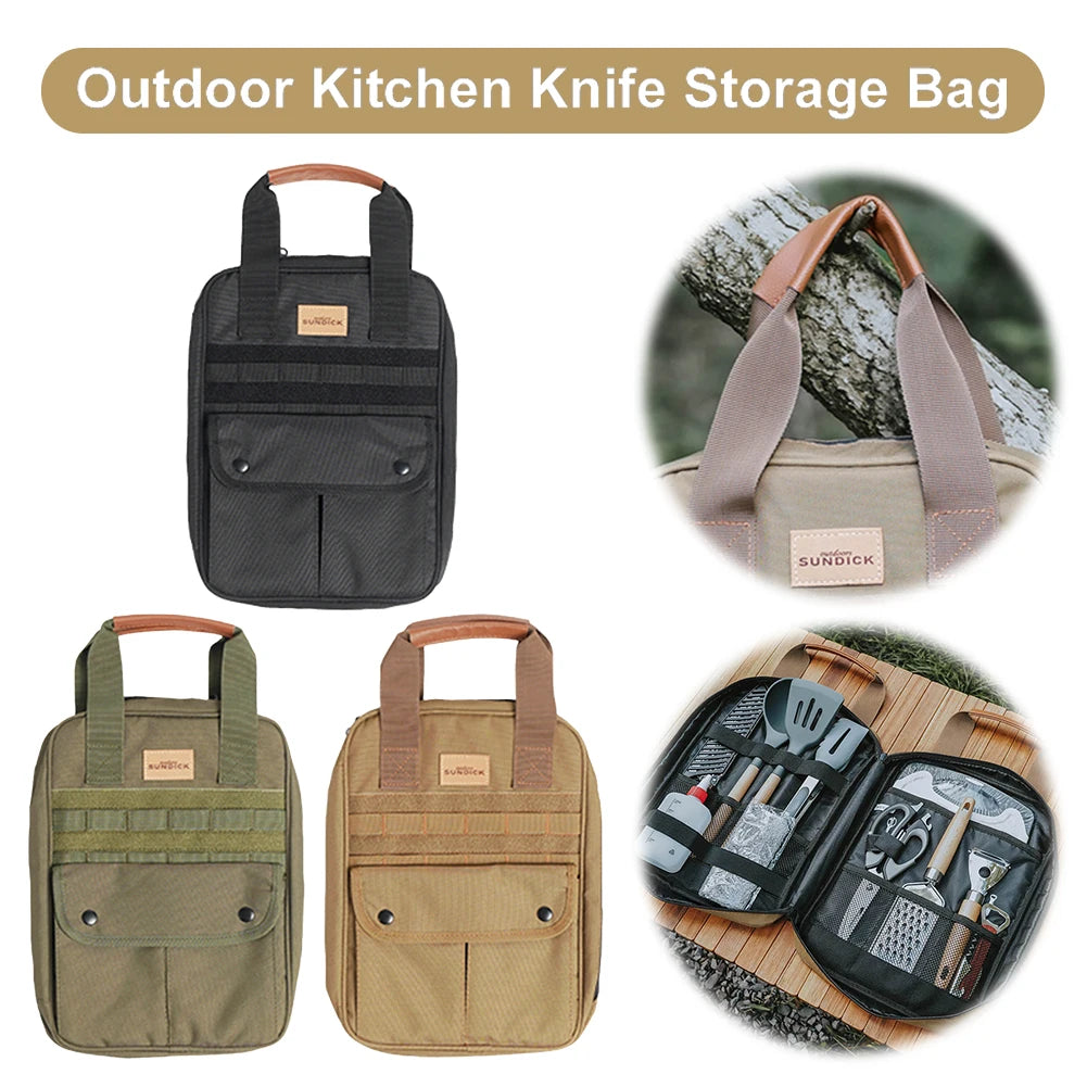 Camping Cookware Storage Bag for Knife, Fork and Spoon
