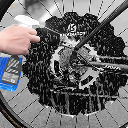 Bicycle Disc Brake Cover, Universal Bicycle Washing Disc, Reusable Bicycle Brake Anti Grime Cover for MTB Road Bike