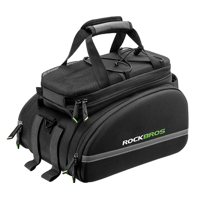 ROCKBROS Bicycle Carrier Bag, Waterproof 35L Large Capacity Pannier Rear Rack Shelf Bag