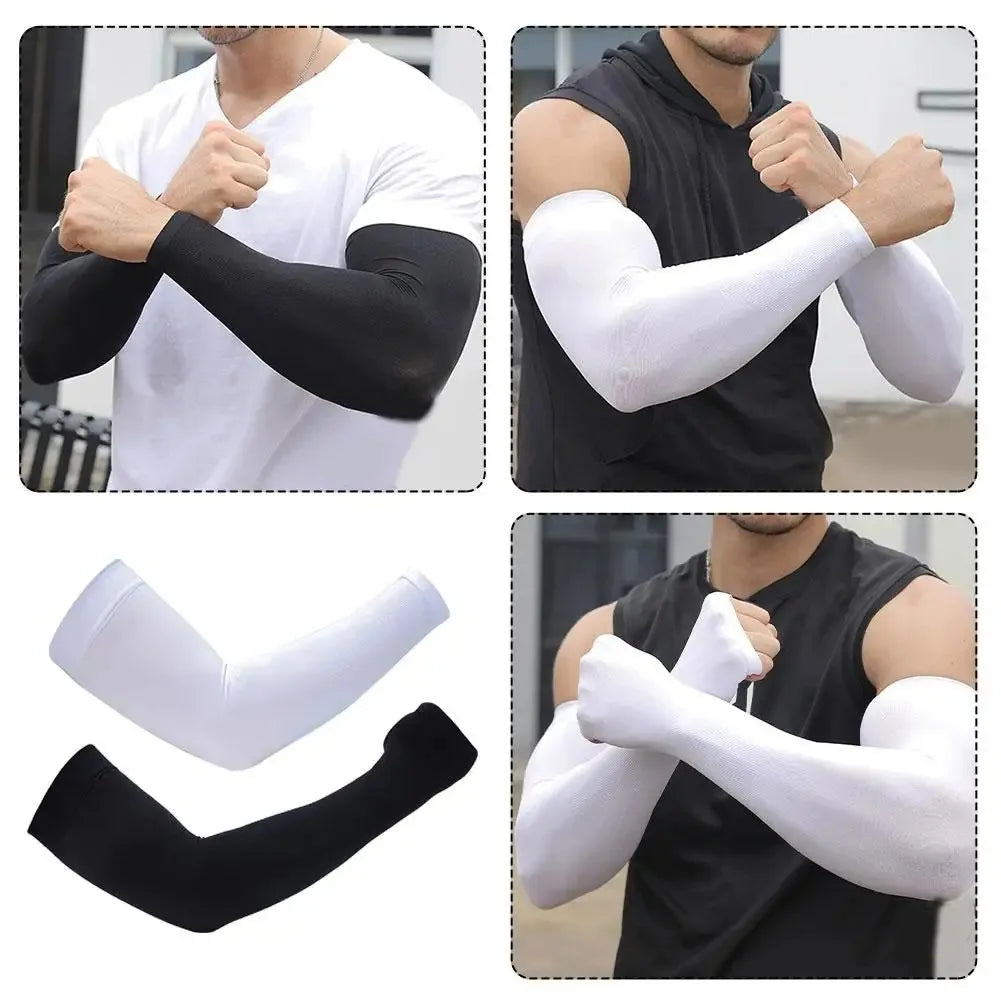 2026 NEW Ice Silk Bicycle Sleeves, Summer Breathable Cycling Arm Protection