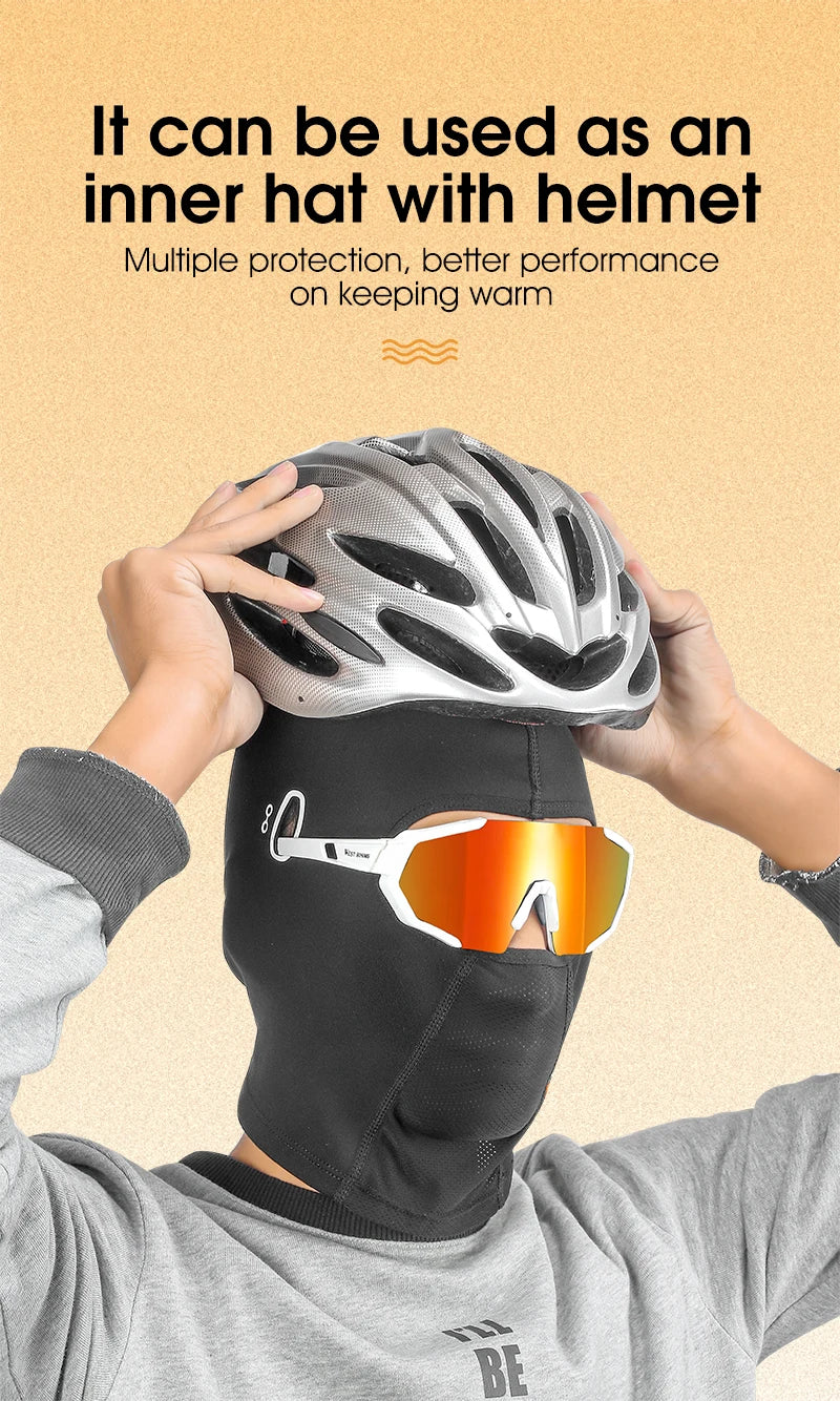 WEST BIKING Winter Cycling Caps, Motorcycle Helmet Liner, Windproof Sport Bike Headwear for Men and Women