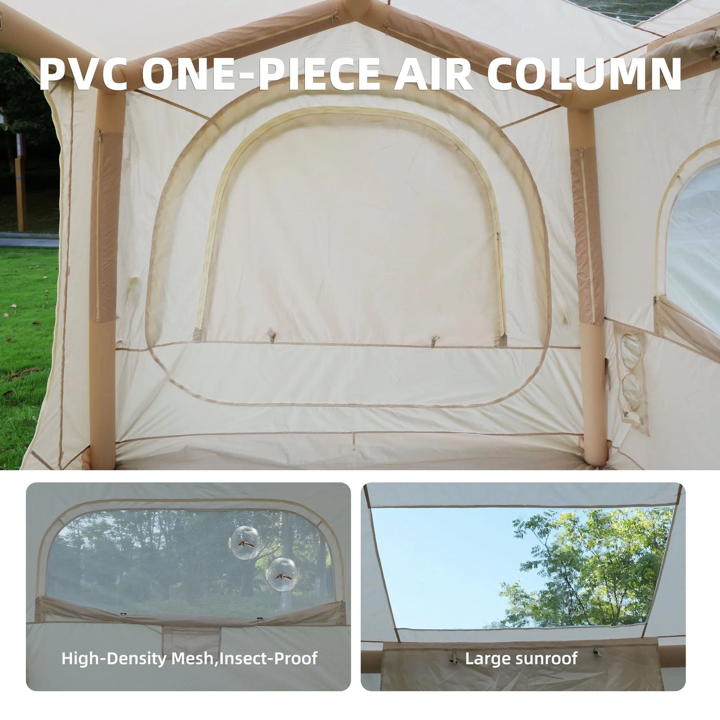 Inflatable Tents for Camping SUV tent, Easy Setup Inflatable, Waterproof  Adult 4/6/8 Person