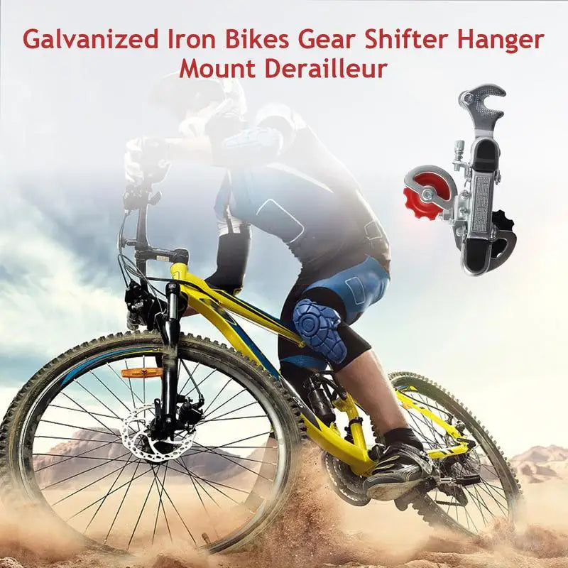7 Speed Derailleur Galvanized Iron Bikes Gear Shifter, Hanger Mount Derailleur