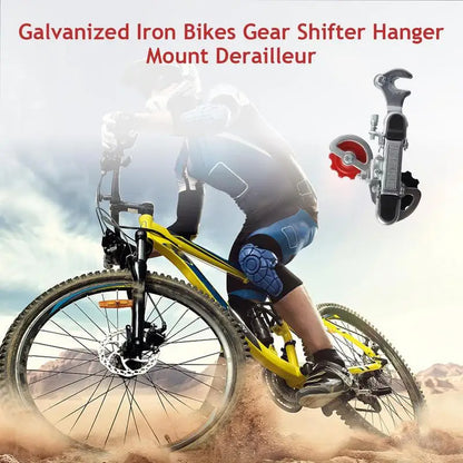 7 Speed Derailleur Galvanized Iron Bikes Gear Shifter, Hanger Mount Derailleur