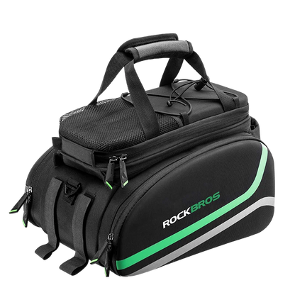 ROCKBROS Bicycle Carrier Bag, Waterproof 35L Large Capacity Pannier Rear Rack Shelf Bag