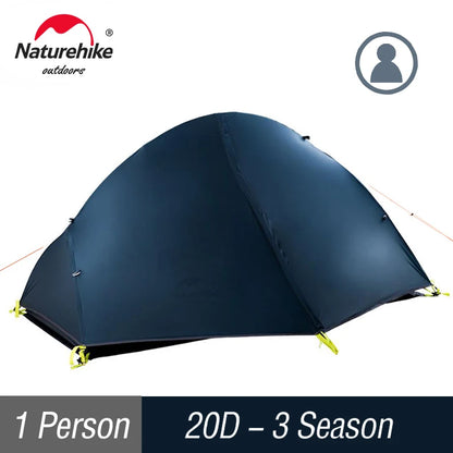 Naturehike Cycling Tent 20D Single Person Ultralight Outdoor Camping, Climbing Waterproof Tents