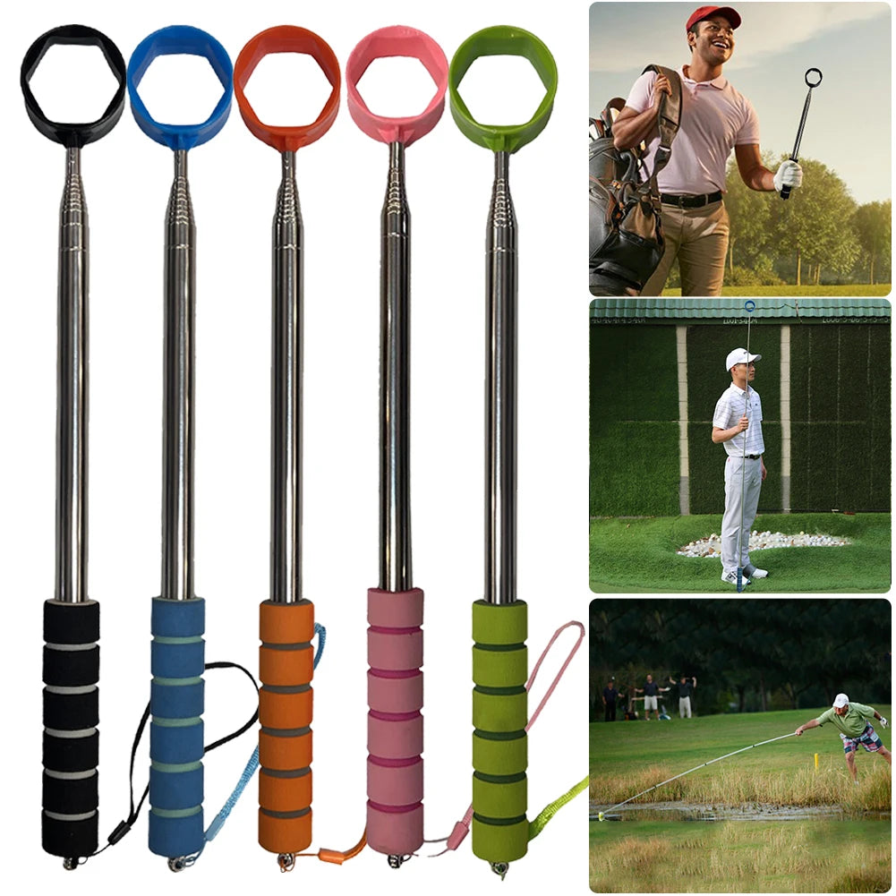 8.86 FT Telescopic Golf Ball Retriever With Non-Slip HandleClaw