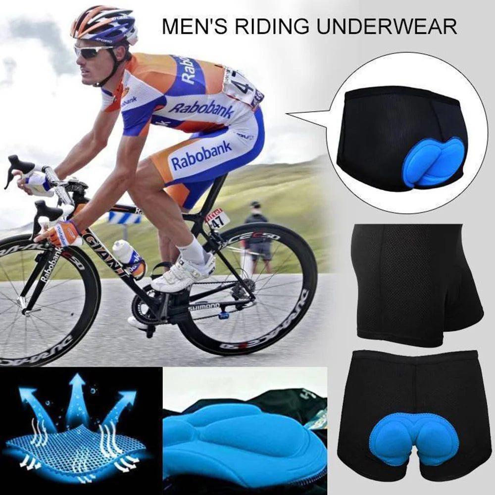 3D GEL Men’s/Women’s Padded Cycling Underwear Shorts