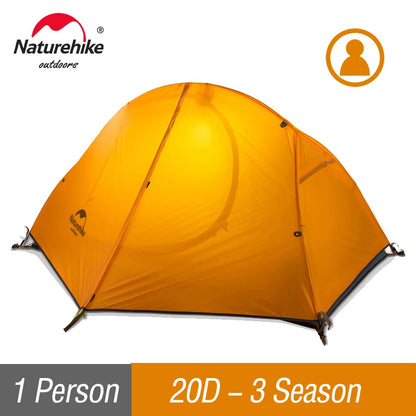Naturehike Cycling Tent 20D Single Person Ultralight Outdoor Camping, Climbing Waterproof Tents