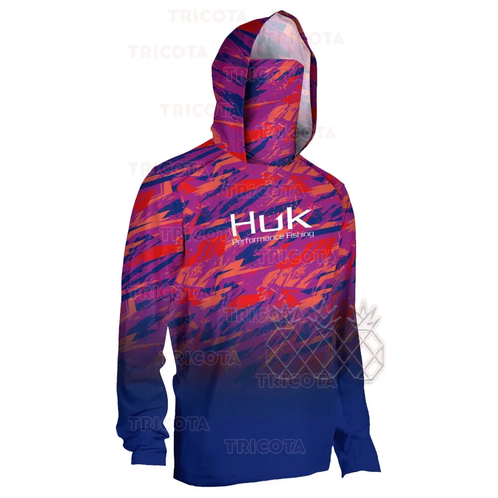 Summer Long Sleeve Breathable Fishing Shirt Anti-UV