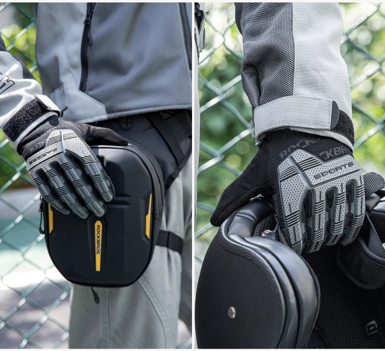 ROCKBROS Cycling Gloves, Thickened Pad Shockproof, Breathable