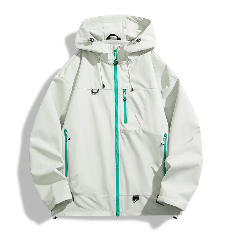 Unisex Hiking Jacket, Waterproof Autumn Windbreaker