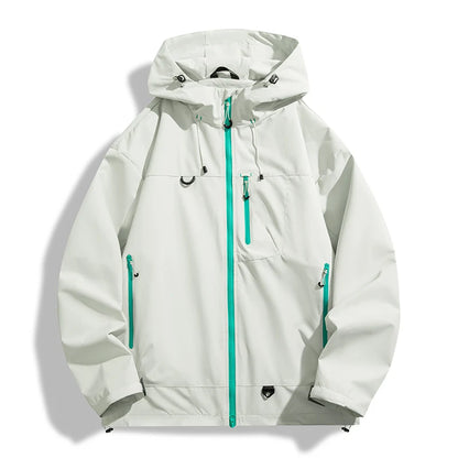 Unisex Hiking Jacket, Waterproof Autumn Windbreaker