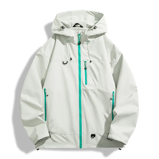 Unisex Hiking Jacket, Waterproof Autumn Windbreaker