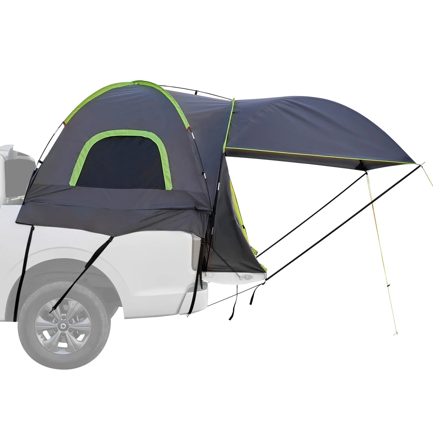 SucceBuy Pickup Truck Tent for Camping, Waterproof PU2000 2-3 Person Truck Bed Tent with Expandable Awning