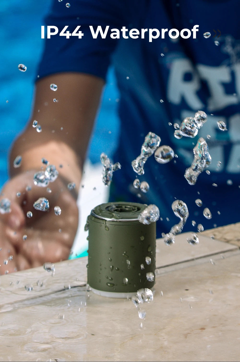 WESTTUNE Tiny Air Pump with Camping Lantern, 4.5kPa Air Pump with Magnetic Design for Inflatable Air Mattress  or Sleeping Pads