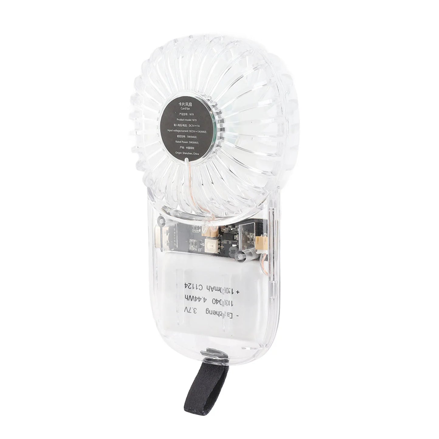 Portable Neck Hanging Fan, USB Rechargeable