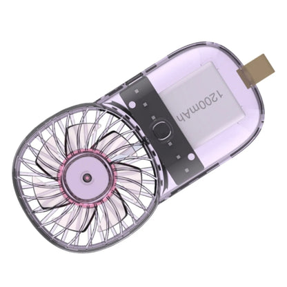 Portable Neck Hanging Fan, USB Rechargeable