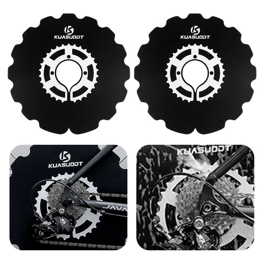 Bicycle Disc Brake Cover, Universal Bicycle Washing Disc, Reusable Bicycle Brake Anti Grime Cover for MTB Road Bike