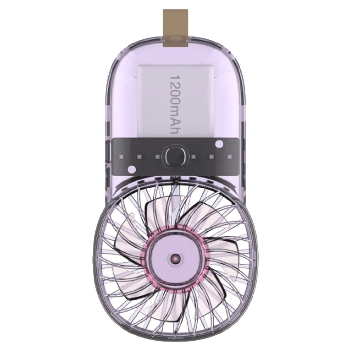 Portable Neck Hanging Fan, USB Rechargeable