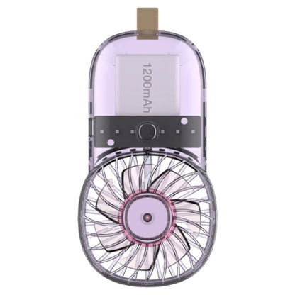 Portable Neck Hanging Fan, USB Rechargeable