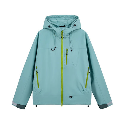 Unisex Hiking Jacket, Waterproof Autumn Windbreaker