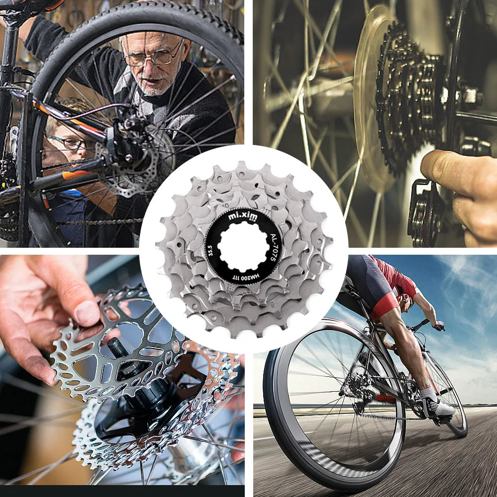 5/6/7-Speed Bike Freewheel 11-21/26/28T Bicycle Cassette for Brompton Folding Bicycle Cassette Flywheel