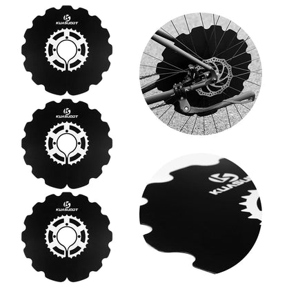 Bicycle Disc Brake Cover, Universal Bicycle Washing Disc, Reusable Bicycle Brake Anti Grime Cover for MTB Road Bike