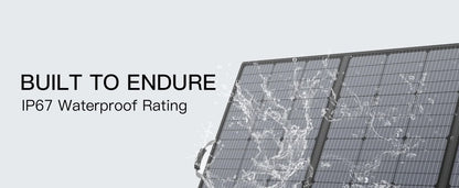 MHPOWOS 220/400W Lightweight Portable Solar Panel, Foldable Solar Panel with Kickstands for RV, Camping, Off Grid System