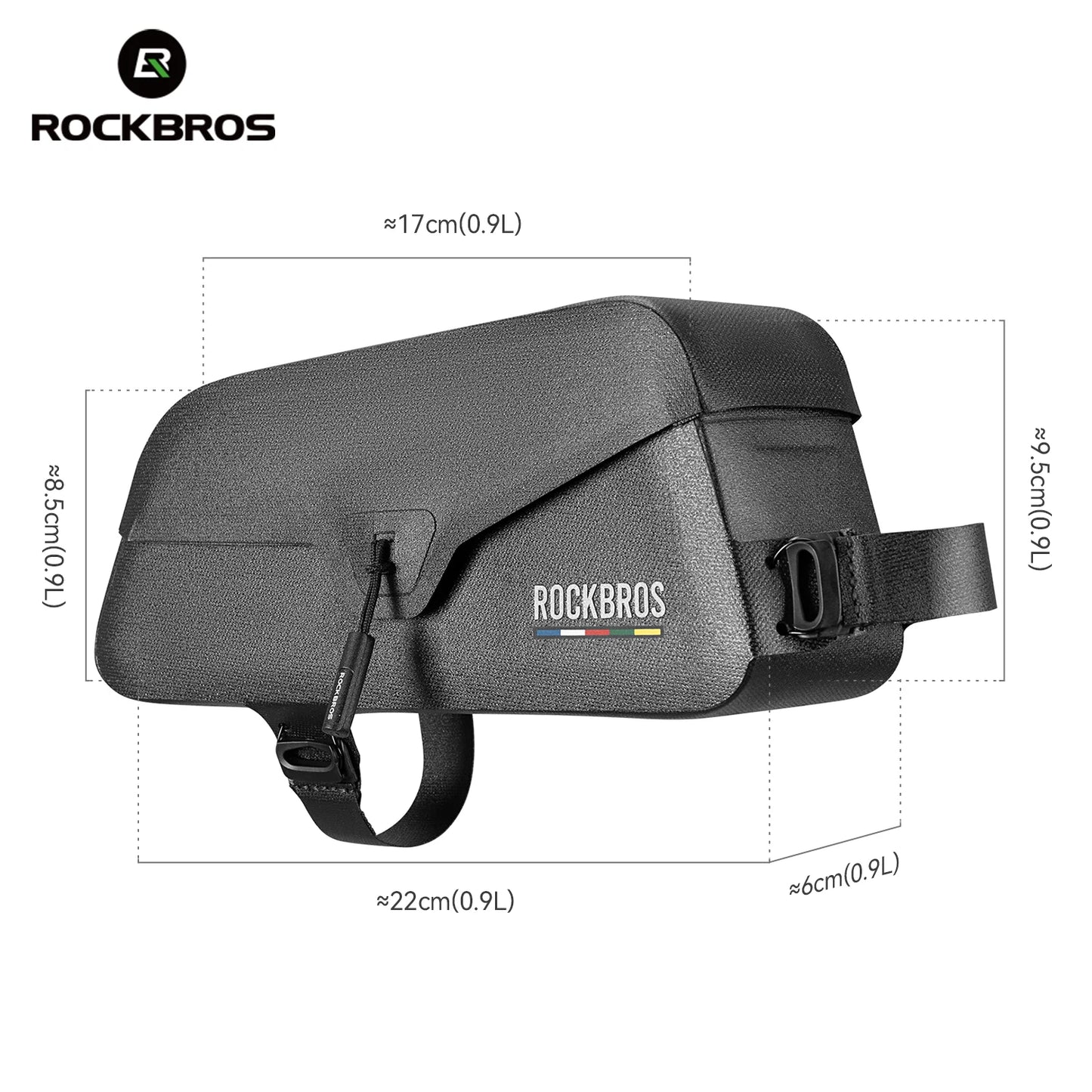 ROCKBROS ROAD TO SKY Magnetic Bicycle Bags, Waterproof Suction Front Bag
